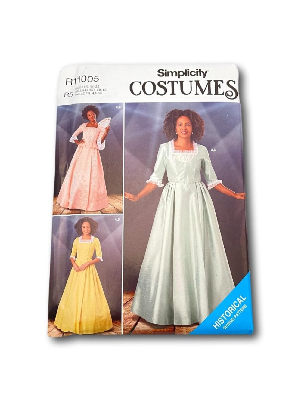 Simplicity R11005 Cosplay‎ Dress Civil War Victorian Sz 14-22 Pattern Uncut
